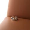 Anillos apilables de marca nicho coreana para mujer, estilo nuevo, personalidad retro Ins europea y americana, anillo abierto simple de dedo índice transfronterizo