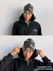 Marca Independiente Hip-Hop Diseño de Perlas Gorro de Punto Negro de Moda Unisex Cálido para Hip-Hop Talla Única