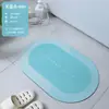 Tapetes de Banheiro Antiderrapantes de Terra de Diatomáceas Macios, Tapetes de Cozinha de Secagem Rápida, Tapetes Absorventes de Lama de Diatomáceas para Banheiro no Atacado, Tiktok