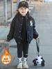 Chaqueta para niño con forro polar, elegante para otoño e invierno 2025, nuevo abrigo de algodón de invierno para bebé, top moderno y versátil, personalización al por mayor