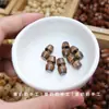 Mini Hebilla de Cuerno de Madera de 15 mm Hebilla de Oliva Hecha a Mano DIY Aguja de Crochet Botones Decorativos para Ropa de Bebé Muñecas BJD