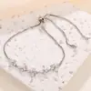 Pulsera de Lazo Brillante Nueva Transfronteriza Europea y Americana Zirconia de Alta Calidad Pulsera Apilable Moda Regalo para Mujeres