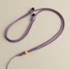 Cuerda de colgante tejida a mano DIY cuerda para collar de joyería de oro cuerda de cordón de arena de cera de abeja dorada cuerda redonda simple cuerda para colgar en el cuello