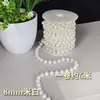 Contas de Pérolas Artificiais em Fio, Cortinas de Decoração para Casamento, Acessórios de Cabelo Artesanais, Materiais para Decoração de Bolos, Fonte Atacadista