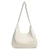 Bolso Cruzado Casual Resistente al Agua de Estilo Relajado, Bolso Cruzado Artístico de Cuadros Simples de Gran Capacidad, Bolso Tipo Dumpling Versátil de Moda