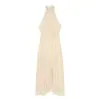Comércio Exterior Transfronteiriço 2026 Novo Outono Slim-Fit Poá Decote Halter Midi Longo Vestido 0387165