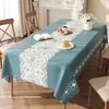 Mantel de Tela Estilo Étnico Lavable Impermeable a Prueba de Aceite Mantel para Mesa de Comedor Lujo Ligero Mantel Estilo Bohemio de Gama Alta