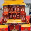 Pátio Dobrável, Laço de Papel, Trabalhos em Papel, Artigos Funerários, Oferendas Sacrificiais, Artigos para o Festival Qingming, Fabricantes Produzem Laço de Papel