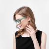 Gafas de moda nuevas 2021 mi nail con montura anti luz azul Gafas lisas de moda para fotografía callejera europea y americana Celebridad de Internet