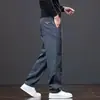 Pantalones Casuales Rectos Sueltos Nuevos Otoño/Invierno 2026 Moda para Hombre Tendencia Pantalones Ligeros de Negocios Pantalones Largos para Personas de Mediana Edad