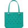 Esencial de verano estilo vacacional bolsa de playa eva bolsa con agujeros para natación al aire libre compras bolso de mano pequeño y fresco Corea del Sur