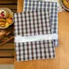 Tejido de algodón 100% teñido en hilo, tejido a cuadros de algodón puro teñido en hilo de color contrastante vintage, tejido para ropa de bebé, ropa infantil, bolsos y accesorios para mascotas