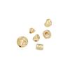 Cuentas de oro de 14 quilates con forma irregular, granos de oro, amor, bricolaje, hecho a mano, collar de perlas, accesorios, pendientes, material