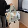 Bolsa Multifuncional para Fitness e Viagem, Versátil e Pode Ser Fixada a uma Mala de Rodinhas, Bolsa de Yoga Casual e Estilosa, Moda de Rua e Portátil
