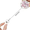 Serie de Cuentas con Lazo Rosa Acrílico Hebilla de Fácil Extracción Portatarjetas de Negocio para Doctor Enfermera Insignia Retráctil