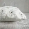 Almohada de Fantasma de Halloween Fantasmita Funda de Almohada Rellena Funda de Cojín de Calabaza Decoración de Sofá de Sala de Estar Funda de Almohada Festiva