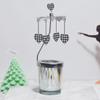 Fábrica Fuente Creativo Amazon Cielo Estrellado Vidrio Molino de Viento Corriente de Aire Caliente Romántico Aromaterapia Portavelas Giratorio Linterna Giratoria