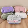 Estuche creativo de gran capacidad, estuche de tela de tres capas, bolsa de papelería multifuncional para estudiantes, bolsa de almacenamiento para útiles escolares, venta al por mayor
