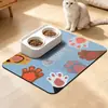 Nuevo tapete de goma para mascotas de Amazon, antideslizante de tierra de diatomeas, absorbente de agua, fácil de limpiar, tapete para gatos y perros, tapete, alfombrilla