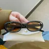 Populares Gafas de Sol Ovaladas Europeas y Americanas con Gradiente Láser Estilo Retro Hip-Hop Protección Solar de Alta Gama Parasol Dulce Fresco Sexy Tendencia