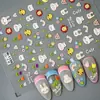 Nuevas Pegatinas 5D en Relieve para Uñas Pegatinas Estéreo 3 en Relieve Calcomanías para Uñas Joyería Estilo Caliente Estéreo Elegante