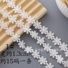 Fábrica em estoque Acessórios de renda oca de seda de leite DIY Acessórios de decoração de vestuário artesanal Tecido têxtil bordado