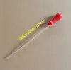 Con gotero frasco gotero 30ml 60ml 125ml Marrón Blanco Transparente con Cabeza de Goma Roja Cabeza de Látex Paja Recta