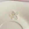 Acrílico Transparente Joyería Colorida Estrella de Mar UV Estrella de Cinco Puntas Cuentas Hecho a Mano DIY Cadena para Teléfono Móvil Accesorios de Collar