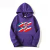 Sudadera con capucha de forro polar impresa con amor transfronterizo para hombre y mujer, suéter pullover europeo y americano, top deportivo casual