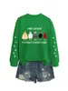 Sudadera Redonda de Manga Larga Divertida y Original de Otoño e Invierno de Amazon con Estampado de Pollo Iraisechickens en el Brazo