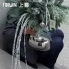 Shangjin Nuevo Árbol de Navidad Fuegos Artificiales Palo Lentejuela Decoración de Atmósfera Accesorios Árbol de Fuego Flor Plateada Decoración Combinación Venta al por Mayor