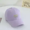 Boné de Baseball Bordado com Letra Estilo Novo das Quatro Estações, Chapéu Multicor com Proteção Solar, Chapéu que Afina o Rosto, Chapéu à Prova de Vento Unissex