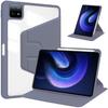 Adequado para MI millet 7 Pro acrílico rotativo pacote completo 11 polegadas slot para caneta transparente capa traseira capa de couro ultrafina anti-queda