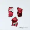 Cubo de Cristal Dongzhou Fundo Pontiagudo Diamante Quadrado Chanfrado Colorido Pedra Solta Acessórios para Joias DIY Diamante Super Brilhante para Unhas Joias de Diamante