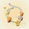 [Sabor crema día soleado] pulsera nicho linda estudiante caricatura novias pareja collar de cuentas regalo mayoreo