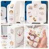 Criativo Boxed Pequenos Adesivos Crianças Bonito Dos Desenhos Animados Material Decorativo DIY Quebra-cabeça Conta Mão Ins Vento Conta Mão Pequenos Adesivos