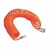 Suministro de manguera de aire a presión para conducto neumático de PE con Conector 5 x 8 x 7.5m conector de cobre con rosca exterior