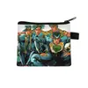 Nuevo Monedero de Jojo's Bizarre Adventure Bolsa para Monedas con Cremallera de Dibujos Animados Linda Bolsa Pequeña de Almacenamiento para Estudiantes Venta al por Mayor