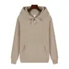 Sudadera de Comercio Exterior 220 Polar Pesado Pulóver Cuello Redondo Color Sólido Sudadera con Capucha Ropa de Trabajo con Logotipo Impreso Sudadera