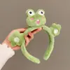 Faixa de Cabeça de Pelúcia com Orelhas de Urso Fofas para Mulheres, Faixa para Lavar o Rosto e Prender o Cabelo, Grampo de Cabelo da Moda da Internet, Acessórios para Cabelo com Franja, Elástico de Cabelo, Acessório de Cabeça para Mulheres