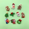 Muñeco de Nieve Navideño Accesorios de Resina DIY Caricatura Funda para Teléfono Móvil Caja de Papelería Material Guantes Pasador Joyería para el Cabello Accesorios para Orejas