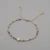 Pulsera de Perlas Nueva de Amazon Transfronteriza, Moderna, Personalizada, Sencilla, Ligera y Lujosa, Joyería de Mano a Juego para Mujer, Estilo Hermoso y Casual