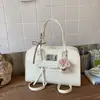 Mochila Feminina de Alta Qualidade 2025 Nova Mochila para Deslocamento Bolsa Escolar para Estudante Universitário Bolsa Tote Transversal de Ombro Único