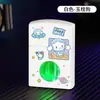 Ignição visual inteligente a gás-elétrico híbrido câmara de gás visível isqueiro de desenho animado presente acessório para fumar isqueiro famoso na internet atacado