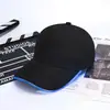 Gorra luminosa LED gorra de running luminosa de algodón puro con visera protección solar para exteriores gorra de béisbol para alpinismo a prueba de sol LOGO