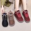 Zapatos de Invierno para Mujer, Estilo Casual de Felpa, Zapatos de Algodón Cálidos Antideslizantes de Suela Gruesa, Botas de Nieve Versátiles de Moda
