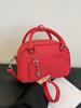 Bolsito Retro Pequeño Exterior Individual Esmerilado para Mujer Primavera y Verano Combinable 2025 Nueva Moda Bolso Cruzado para Mujer Bolso Almohada Portátil para Mujer