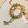 Cuentas Redondas de Bodhi Multicolores de Tamaño Grande 18 mm, Pulsera de Bodhi de Diseño Original, Cuentas Budistas de Oración Coleccionables, Raíz de Bodhi