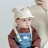Gorro de bebé otoño e invierno cálido a prueba de viento parasol gorra de béisbol gorra de primavera niños y niñas mes pequeño