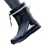 Botas de Lluvia de Gama Alta para Hombre, Botas Impermeables a Prueba de Lluvia, Zapatos Cortos de Caña Media Antideslizantes, Especiales para Salir, Motociclistas, Botas de Lluvia de Goma para Hombres y Mujeres